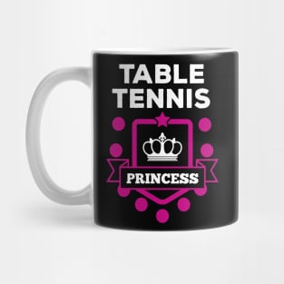 Table Tennis Princess (white) Mug